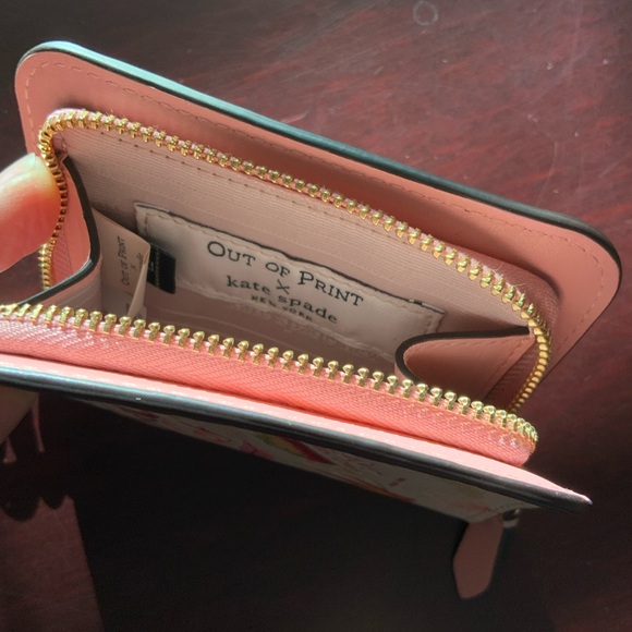 ♠️kate spade♠️ NWOT Secret Garden Coin/Card Keychain - Picture 7 of 14